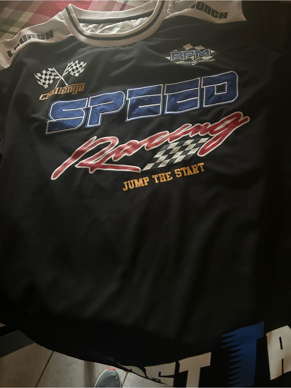 Speed Racing Men's Black Graphic Jersey - RPM - Picture 8 of 8